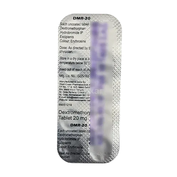 dmr 20mg tablet 10's